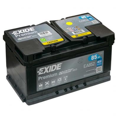 Exide Premium EA852 akkumulátor, 12V 85Ah 800A J+ EU alacsony